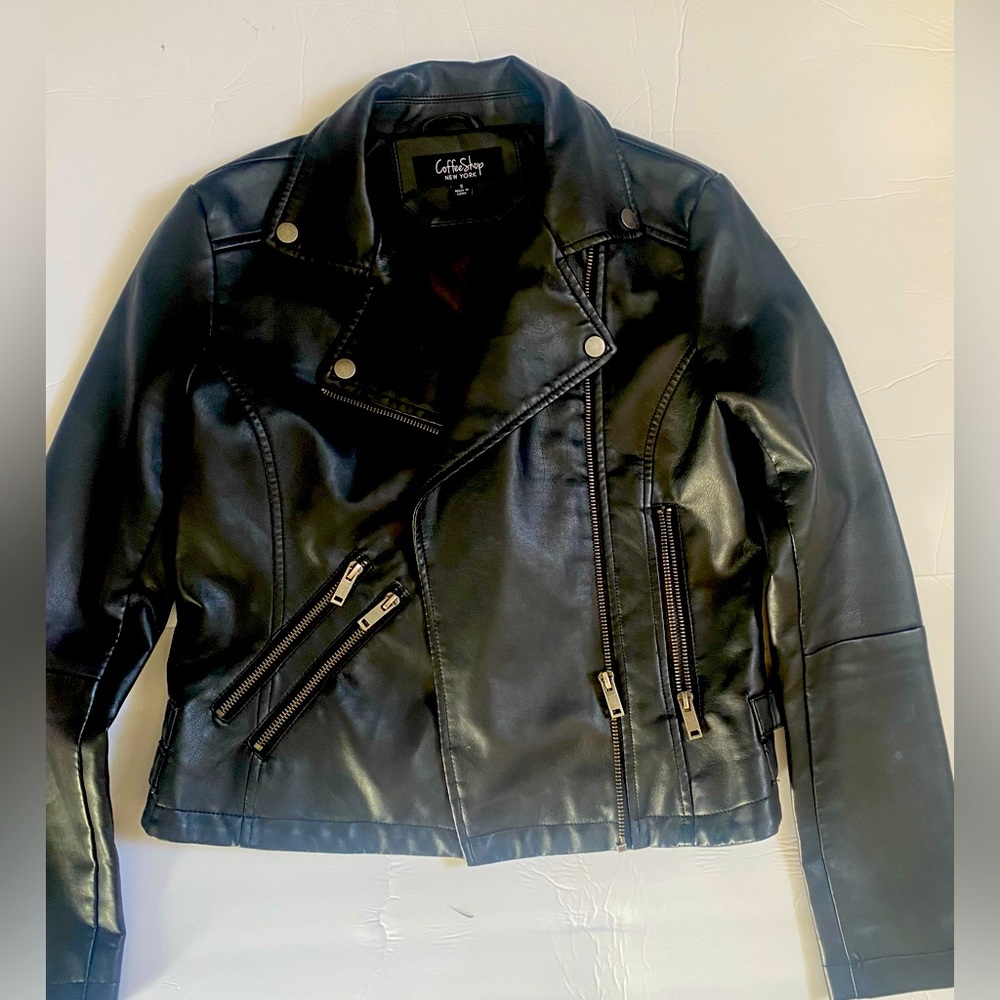 Motorcycle Black Jacket Size S
